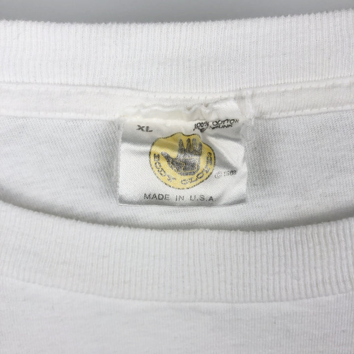 80'S BODY GLOVE Surf Skate T-Shirt, Made in USA, Men's XL equivalent, Vintage cotton white type Vintage Second Hand