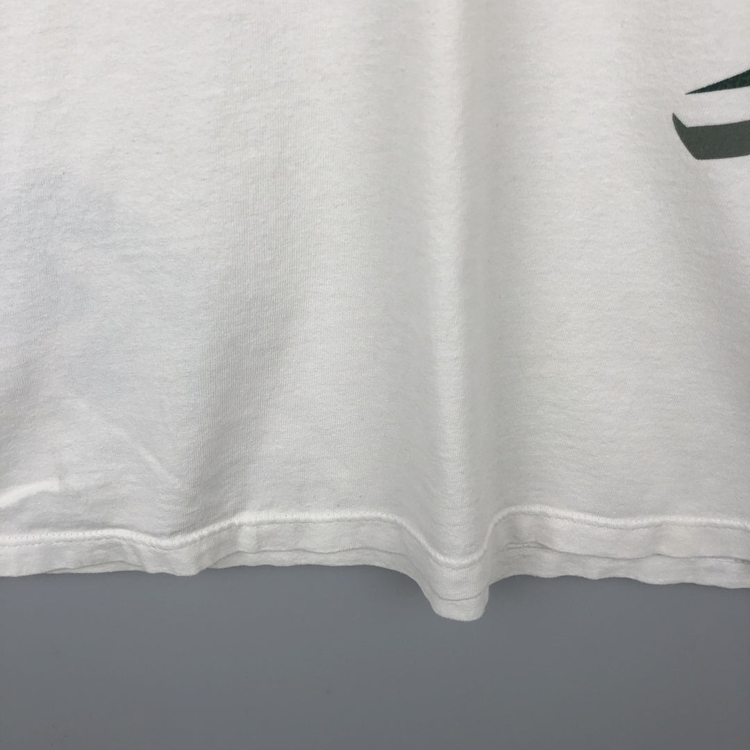 ~2000'S Reebok Logo Print T-Shirt, Made in USA, Men's Size XL cotton white type Vintage Second Hand