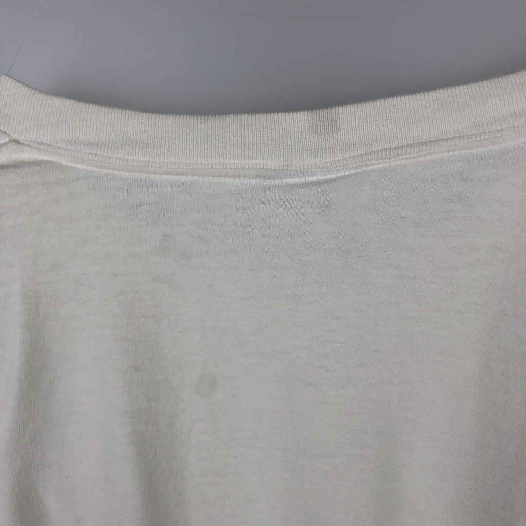 ~2000'S Reebok Logo Print T-Shirt, Made in USA, Men's Size XL cotton white type Vintage Second Hand