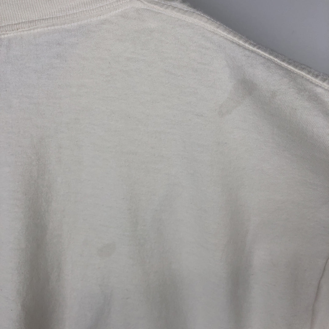 ~2000'S Reebok Logo Print T-Shirt, Made in USA, Men's Size XL cotton white type Vintage Second Hand