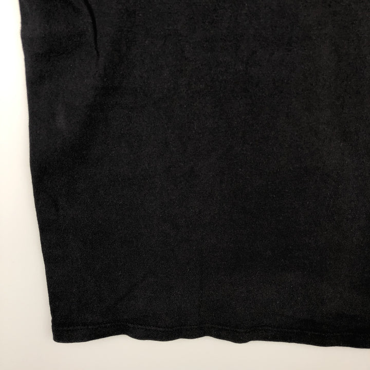 90'S Champion Logo Print T-Shirt Made in USA Men's M Size Vintage cotton black type Vintage Second Hand