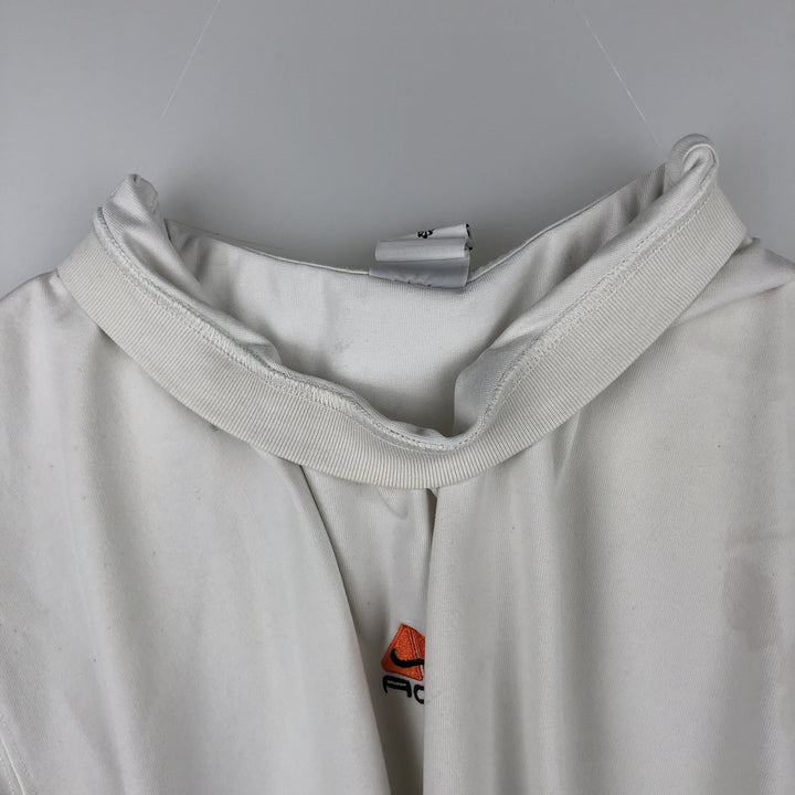 Nike ACG Loose Fit Logo T-Shirt, Men's Size L (approx.) polyester white type Vintage Second Hand