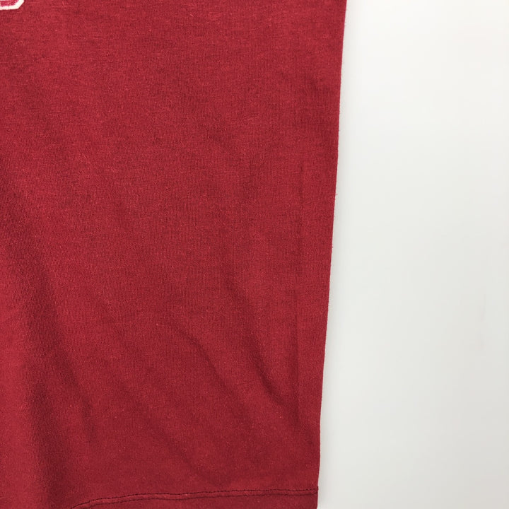 80'S Champion Tricot Tag MLB Philadelphia Phillies Logo Print T-Shirt, Made in USA, Men's XL (approx.) Vintage polyester red type Vintage Second Hand