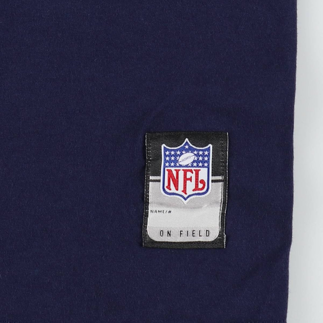 Reebok NFL Dallas Cowboys sports print T-shirt, men's size L (approx.) cotton navy blue type Vintage Second Hand