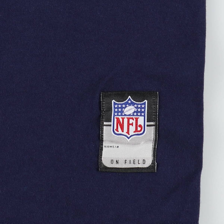 Reebok NFL Dallas Cowboys sports print T-shirt, men's size L (approx.) cotton navy blue type Vintage Second Hand