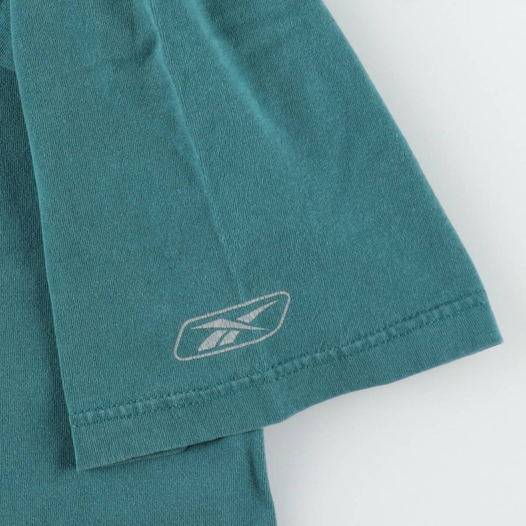 Reebok NFL Philadelphia Eagles Logo Print T-Shirt, Men's Size XL (approx.) cotton blue type Vintage Second Hand