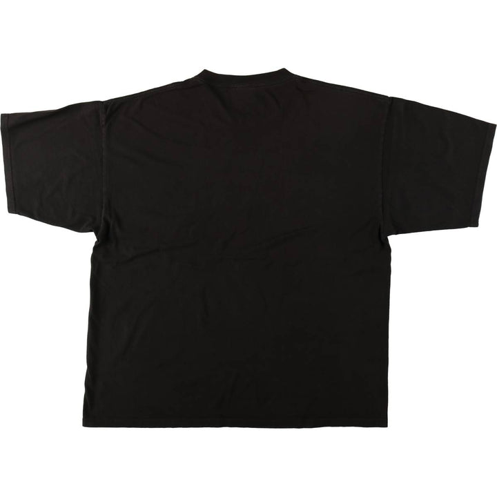 NFL Oakland Raiders sports print t-shirt, men's size XXL (approx.) cotton black type Vintage Second Hand