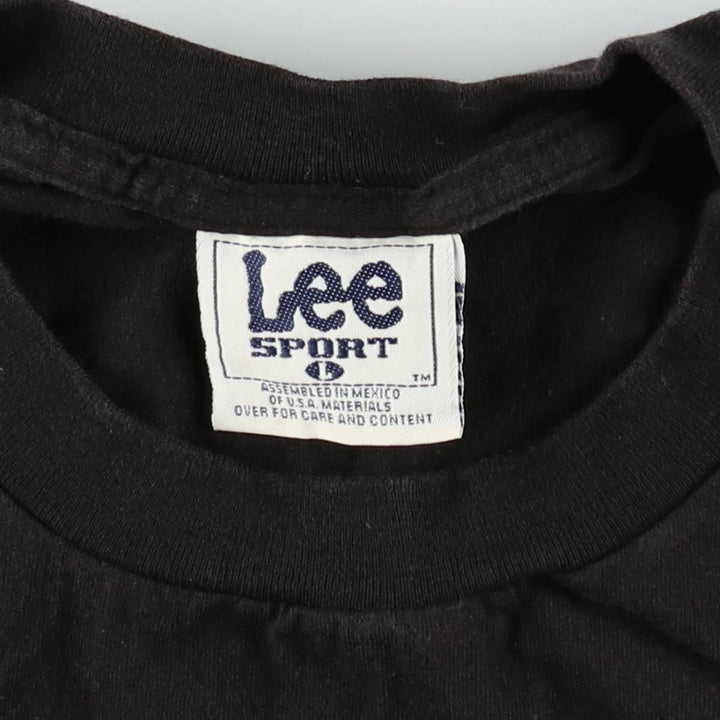 90s-00'S Lee SPORT NHL PITTSBURGH PENGUINS sports print T-shirt, men's size L (approx.) cotton black type Vintage Second Hand