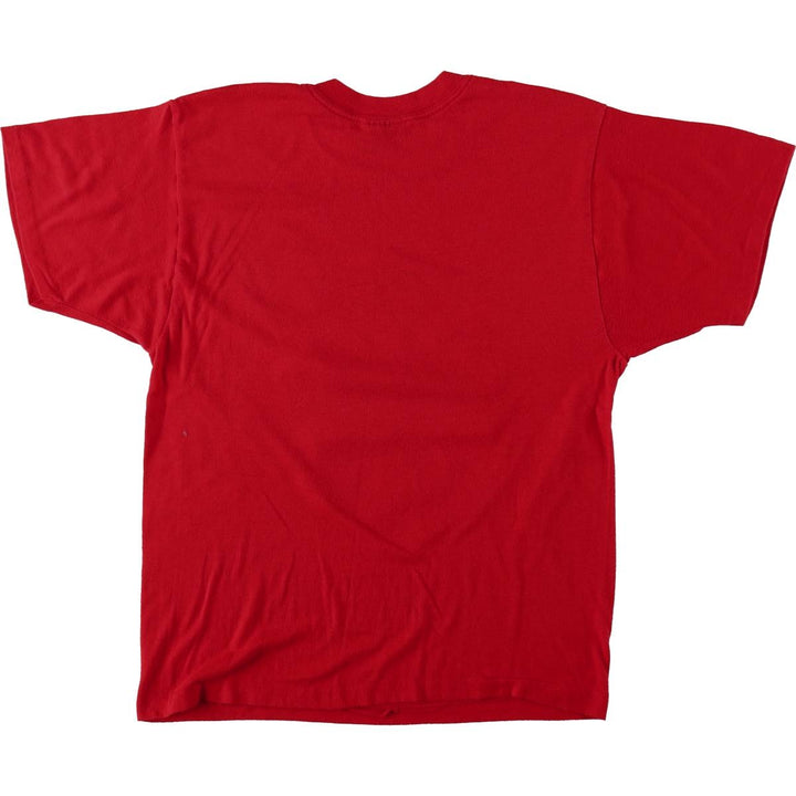 80'S Sneakers MLB BOSTON RED SOX Sports Print T-Shirt Made in USA Men's Size L (Equivalent) Vintage polyester red type Vintage Second Hand