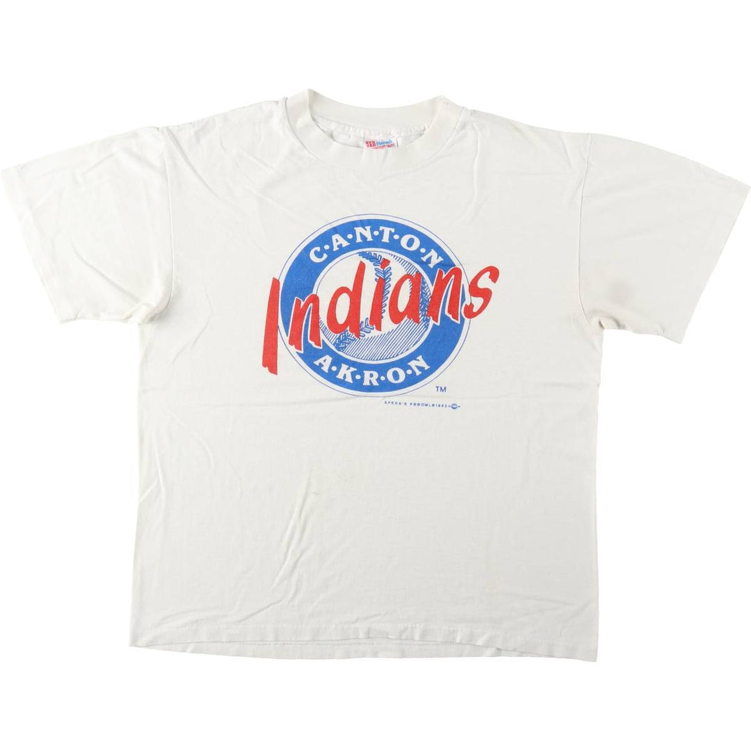 90'S Hanes HEAVYWEIGHT 50 cotton white type Vintage Second Hand