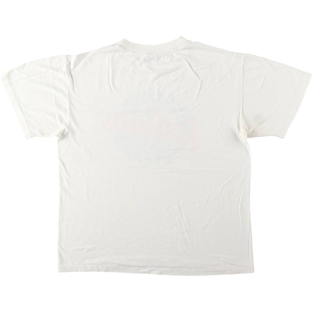 90'S Hanes HEAVYWEIGHT 50 cotton white type Vintage Second Hand