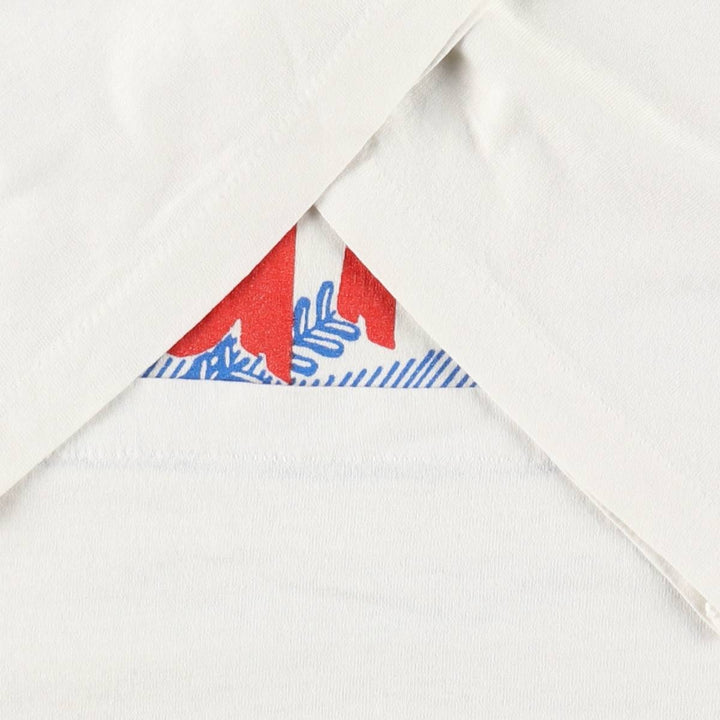 90'S Hanes HEAVYWEIGHT 50 cotton white type Vintage Second Hand