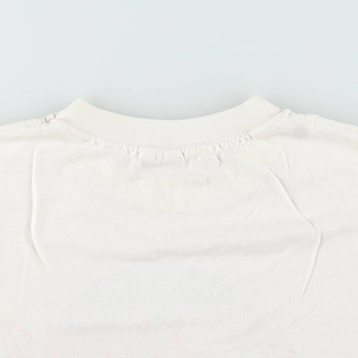 90'S Hanes HEAVYWEIGHT 50 cotton white type Vintage Second Hand