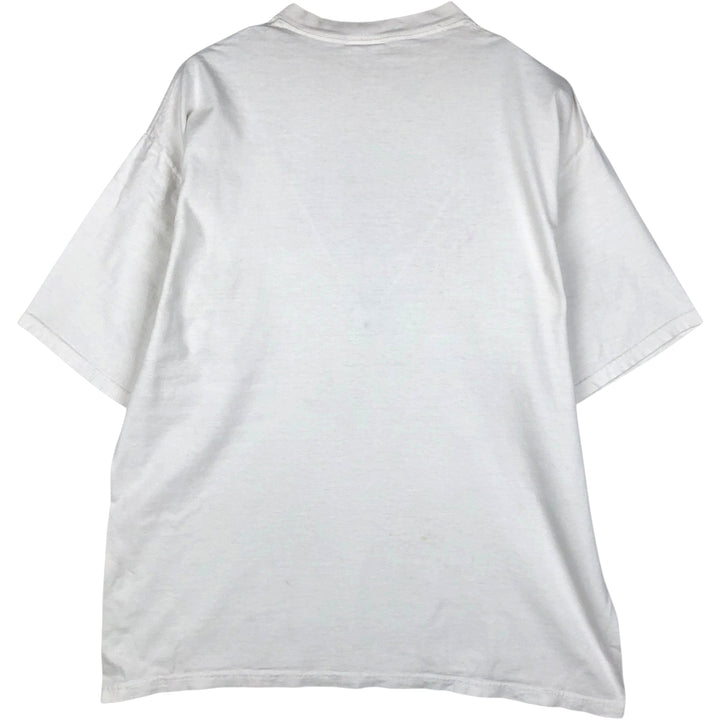PLANET HOLLYWOOD Advertising T-shirt, Men's XL size unclear white type Vintage Second Hand