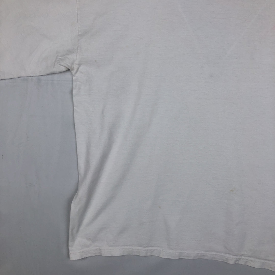 PLANET HOLLYWOOD Advertising T-shirt, Men's XL size unclear white type Vintage Second Hand