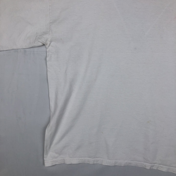 PLANET HOLLYWOOD Advertising T-shirt, Men's XL size unclear white type Vintage Second Hand