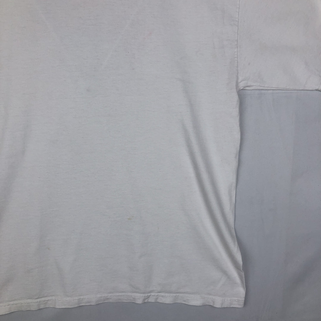 PLANET HOLLYWOOD Advertising T-shirt, Men's XL size unclear white type Vintage Second Hand