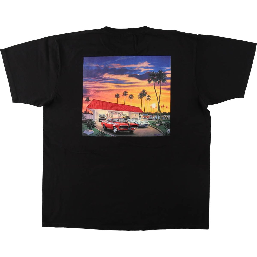 IN-N-OUT BURGER In-N-Out Burger Advertising T-shirt Made in USA Men's XL size cotton black type Vintage Second Hand