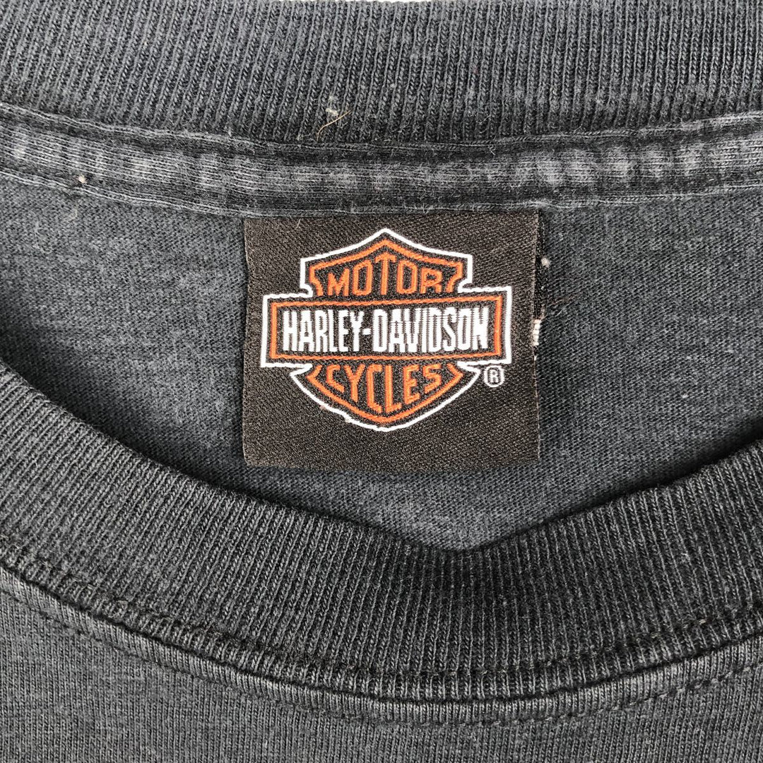Harley-Davidson Motorcycle Bike T-shirt, Men's Medium unclear black type Vintage Second Hand