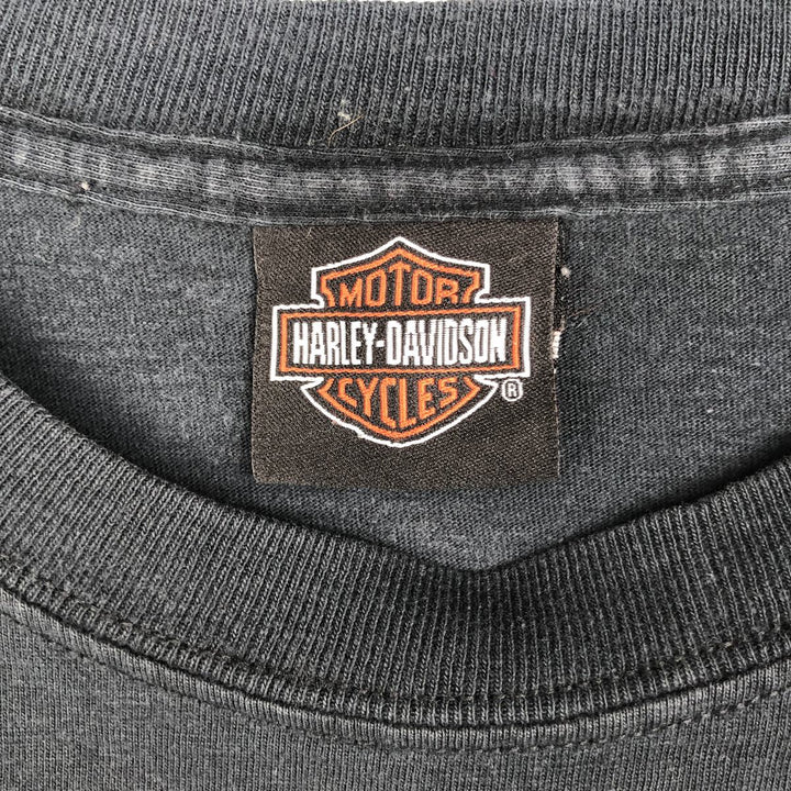 Harley-Davidson Motorcycle Bike T-shirt, Men's Medium unclear black type Vintage Second Hand