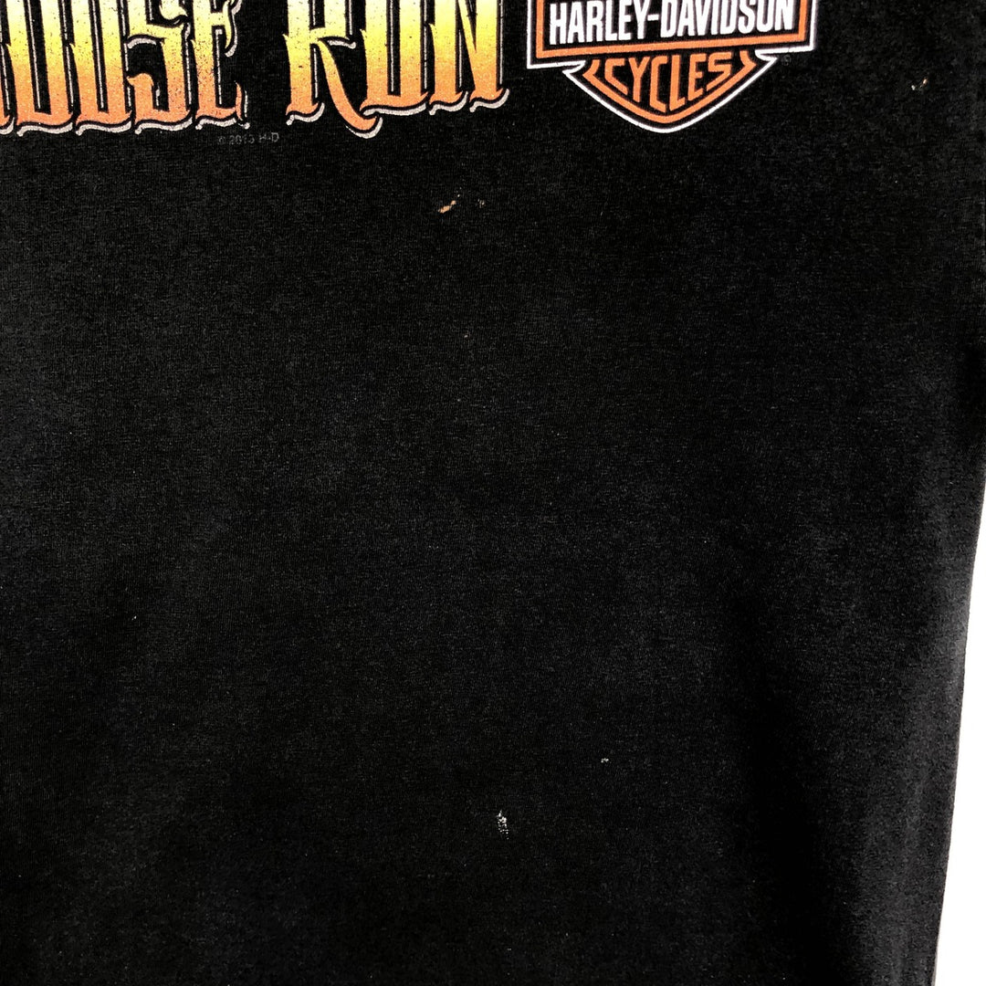 Harley-Davidson Motorcycle Bike T-shirt, Men's Medium unclear black type Vintage Second Hand