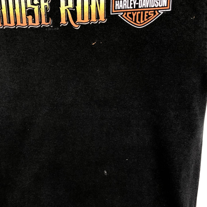 Harley-Davidson Motorcycle Bike T-shirt, Men's Medium unclear black type Vintage Second Hand
