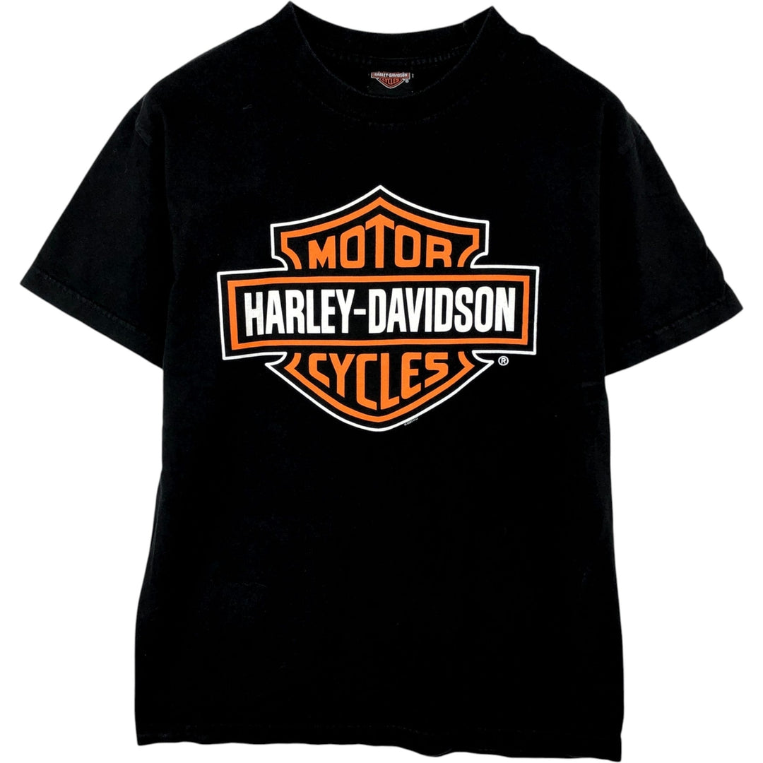 Harley-Davidson Motorcycle Bike T-shirt, Men's Medium cotton black type Vintage Second Hand