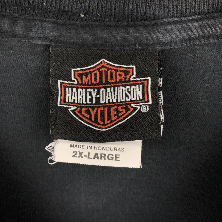 Harley-Davidson Motorcycle Bike T-shirt, Men's XXL cotton black type Vintage Second Hand