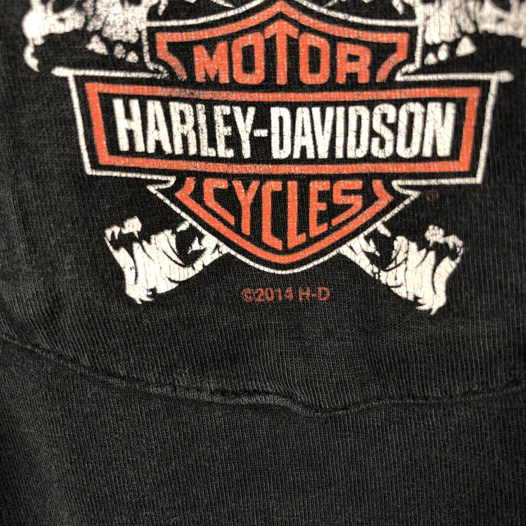 Harley-Davidson Motorcycle Bike T-shirt, Men's XXL cotton black type Vintage Second Hand