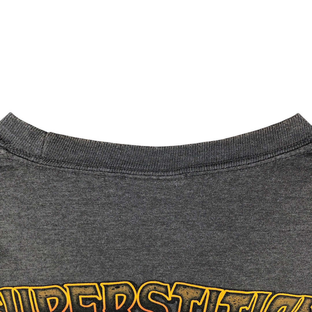 Harley-Davidson Motorcycle Bike T-shirt, Men's Size L cotton Charcoal Vintage Second Hand