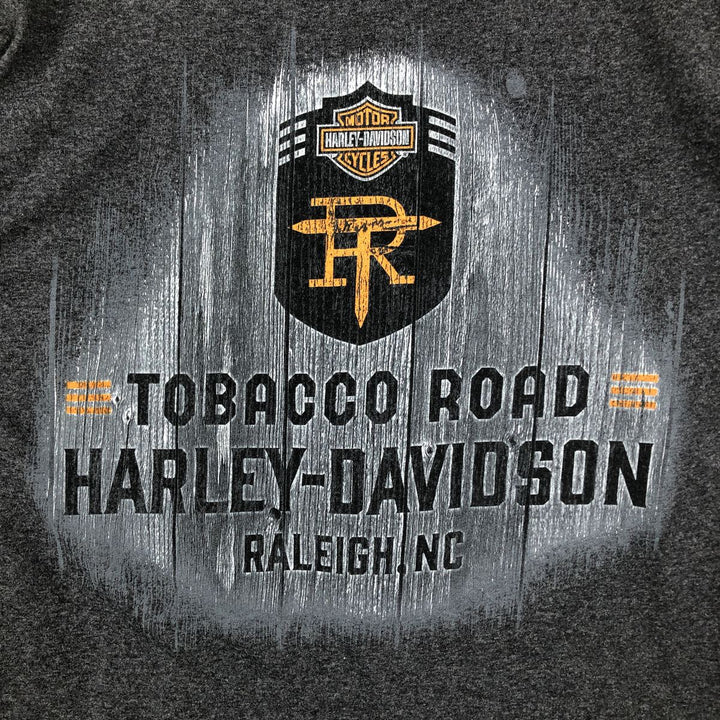 Harley-Davidson Motorcycle Bike T-shirt, Men's Medium cotton Charcoal Vintage Second Hand