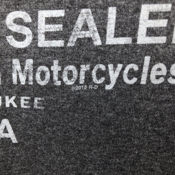 Harley-Davidson Motorcycle Bike T-shirt, Men's Medium cotton Charcoal Vintage Second Hand