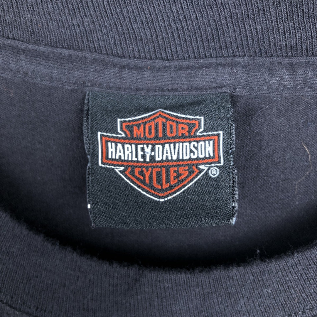 Harley-Davidson Motorcycle Bike T-shirt, Men's Medium unclear black type Vintage Second Hand