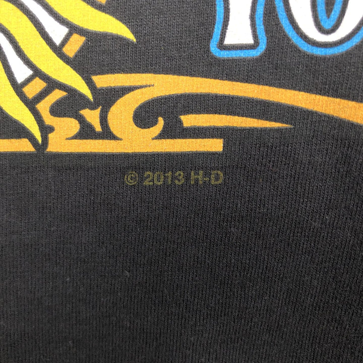 Harley-Davidson Motorcycle Bike T-shirt, Men's Medium unclear black type Vintage Second Hand