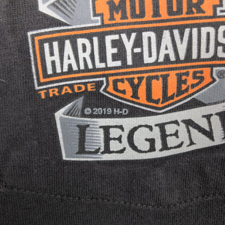 Harley-Davidson Motorcycle Bike T-shirt, Men's Medium unclear black type Vintage Second Hand