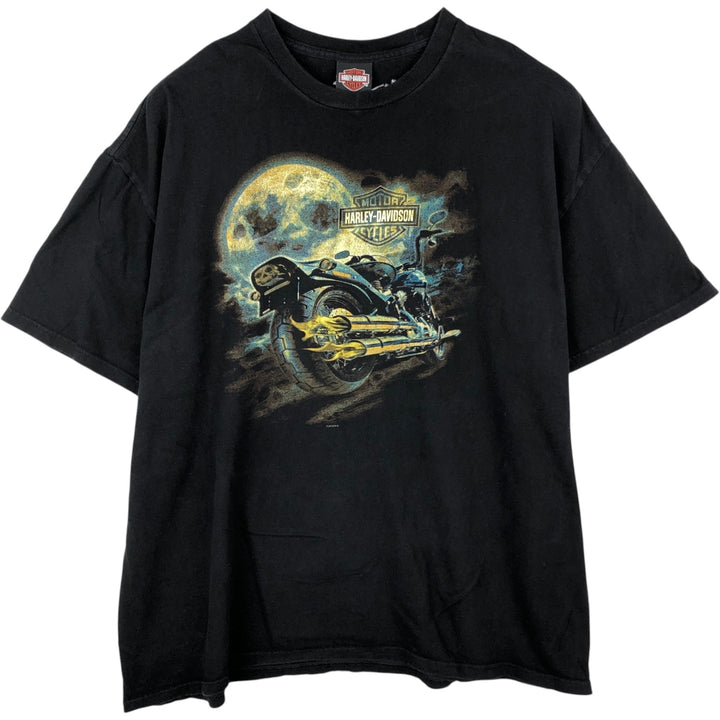 Harley-Davidson Motorcycle Bike T-shirt, Men's XXL cotton black type Vintage Second Hand