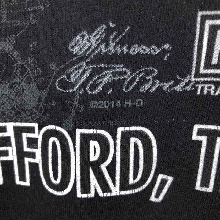 Harley-Davidson Motorcycle Bike T-shirt, Men's XXL cotton black type Vintage Second Hand