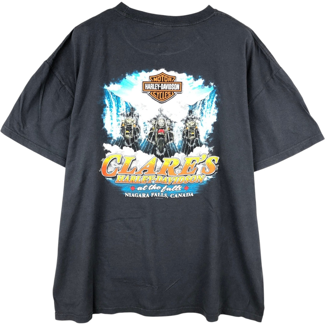 Harley-Davidson Motorcycle Bike T-shirt, Men's XXL cotton Charcoal Vintage Second Hand