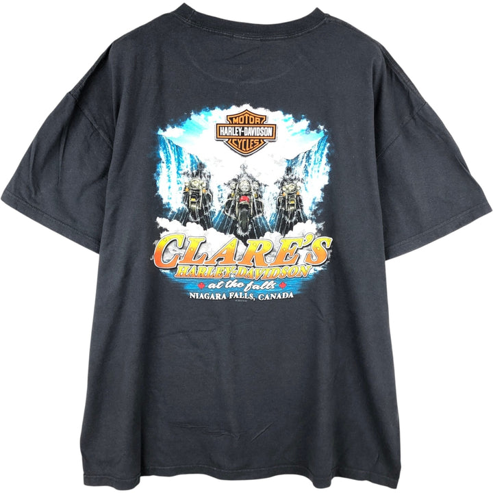 Harley-Davidson Motorcycle Bike T-shirt, Men's XXL cotton Charcoal Vintage Second Hand