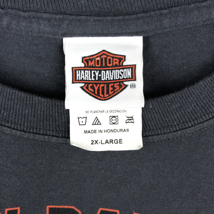Harley-Davidson Motorcycle Bike T-shirt, Men's XXL cotton Charcoal Vintage Second Hand