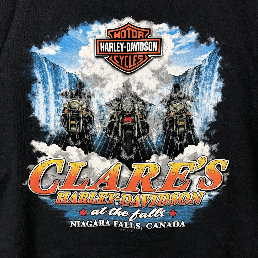 Harley-Davidson Motorcycle Bike T-shirt, Men's XXL cotton Charcoal Vintage Second Hand