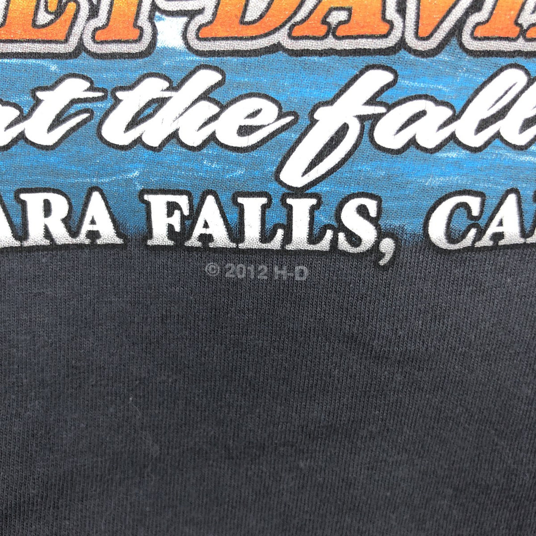 Harley-Davidson Motorcycle Bike T-shirt, Men's XXL cotton Charcoal Vintage Second Hand