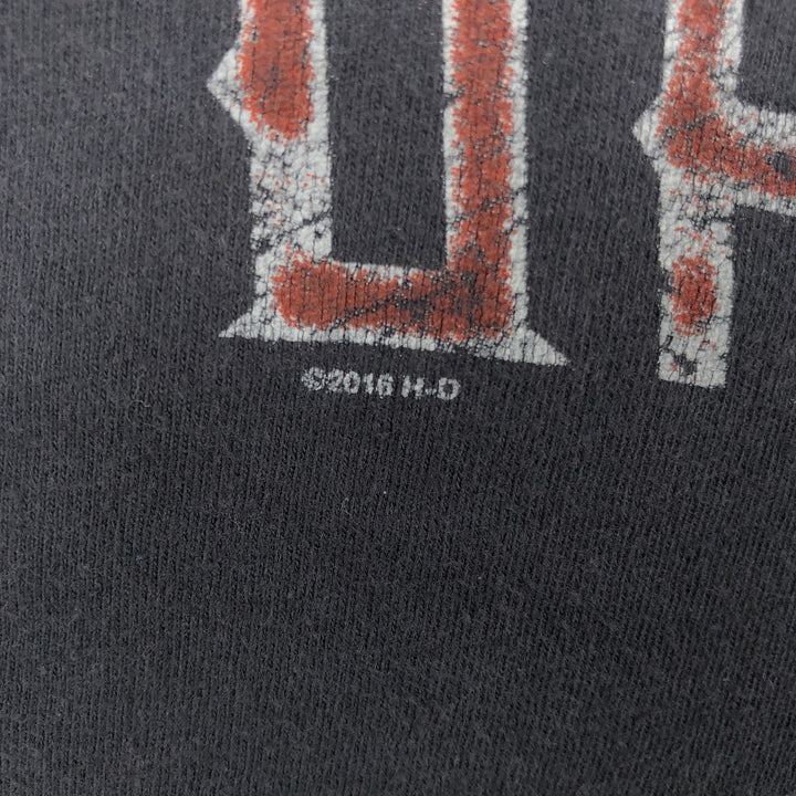 Harley-Davidson Motorcycle Bike T-shirt, Men's Size L cotton black type Vintage Second Hand