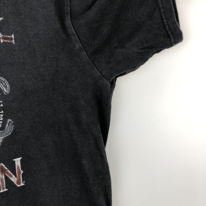 Harley-Davidson Motorcycle Bike T-shirt, Men's Size L cotton black type Vintage Second Hand