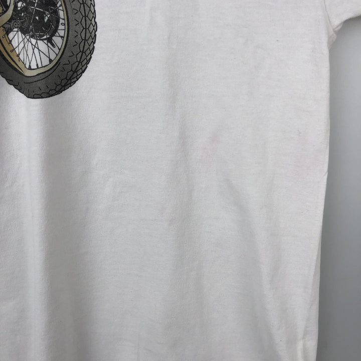 Harley-Davidson Eagle Pattern Stars and Stripes Motorcycle Bike T-shirt Men's XL unclear white type Vintage Second Hand