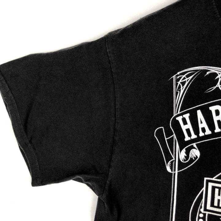 Harley-Davidson Fire Pattern Motorcycle Bike T-Shirt Men's XL unclear black type Vintage Second Hand