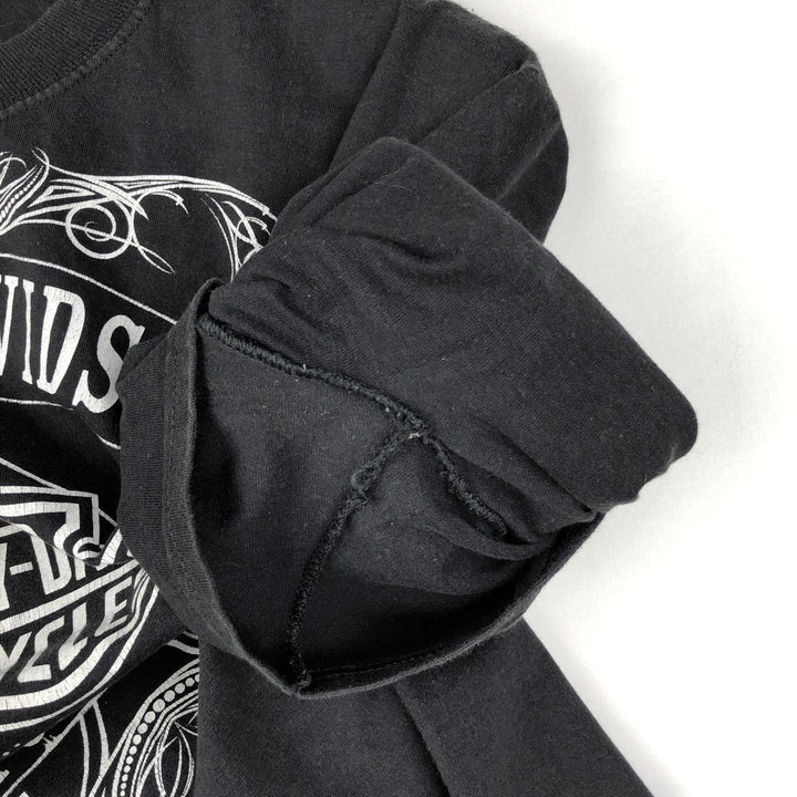 Harley-Davidson Fire Pattern Motorcycle Bike T-Shirt Men's XL unclear black type Vintage Second Hand