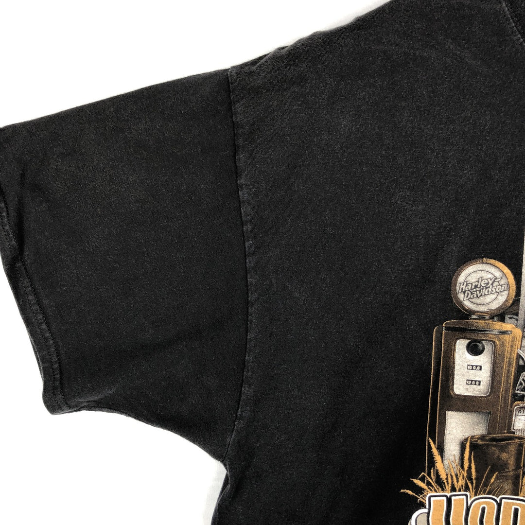 Harley-Davidson Motorcycle Bike T-shirt, Men's XL size cotton black type Vintage Second Hand
