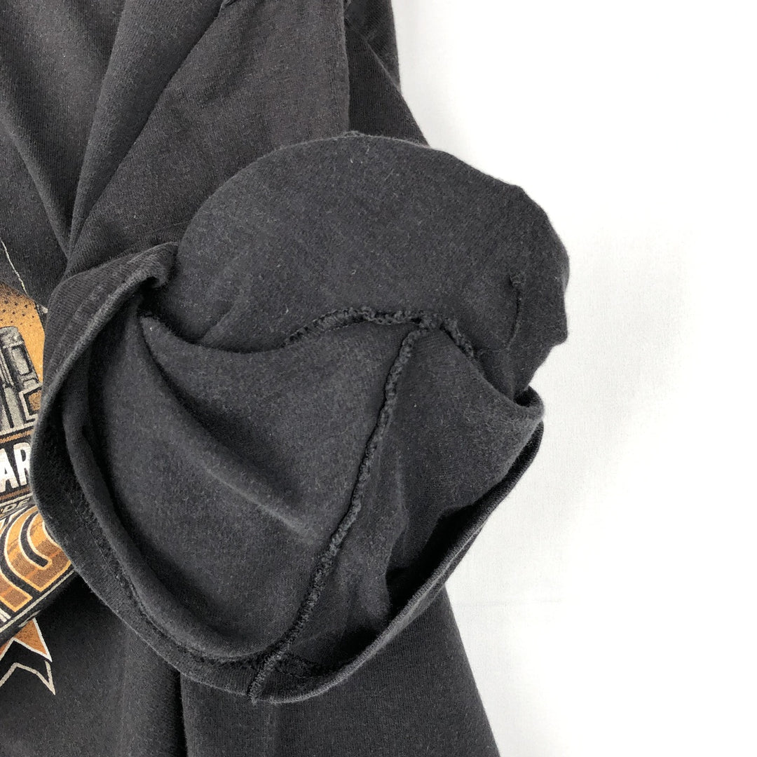Harley-Davidson Motorcycle Bike T-shirt, Men's XL size cotton black type Vintage Second Hand