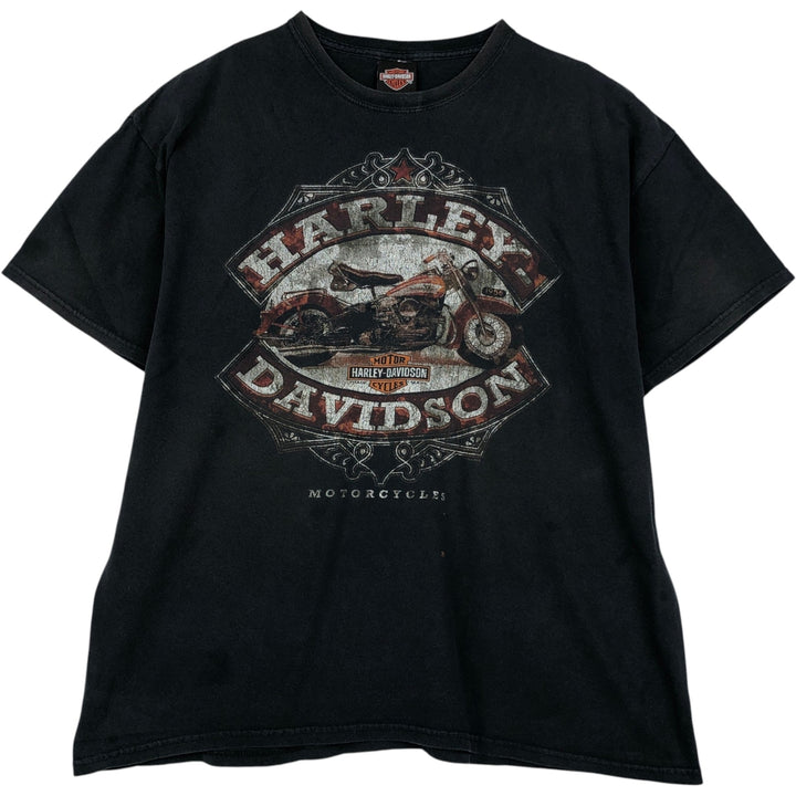 Harley-Davidson Motorcycle Bike T-shirt for men (XL size) cotton black type Vintage Second Hand